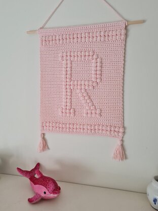 Letter R Wallhanging