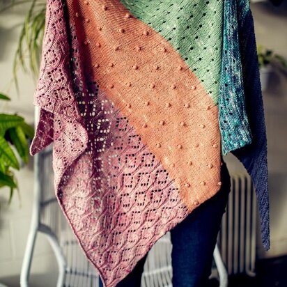 Pastel Gemstones Shawl