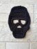 Crochet Halloween skull applique