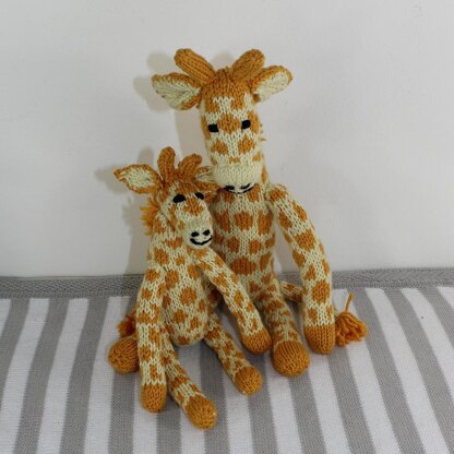 Cute Mother and Baby Giraffe Toys