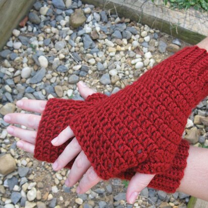 Red Riding Hood mitts