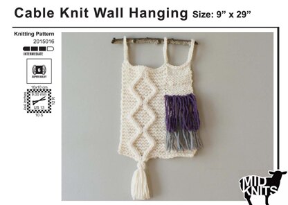 Cable Knit Wall Hanging (2015016)