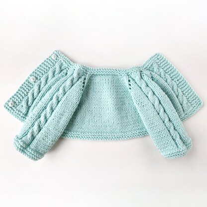 Doll cardigan. 4 sizes.