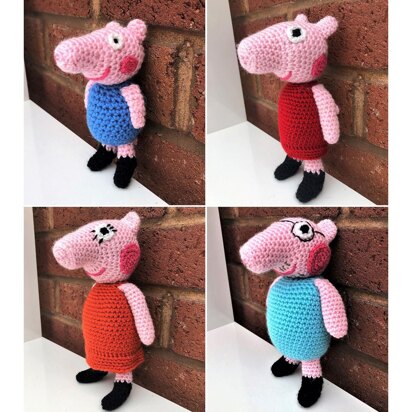 4 Peppa Pig Crochet Patterns