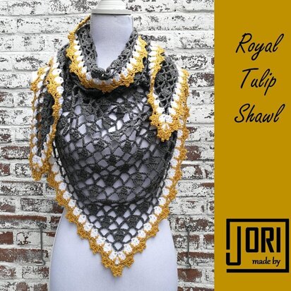 Royal Tulip shawl