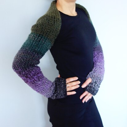 Multicolored Fit Shrug