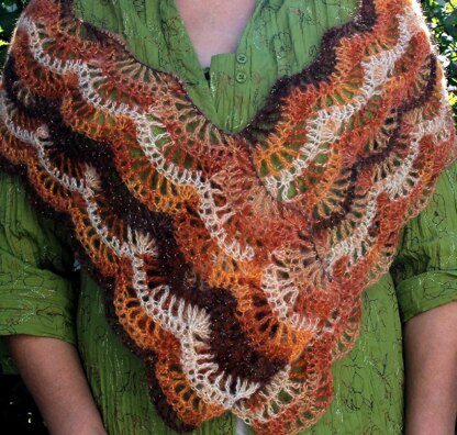 Seashell Stitch Stole