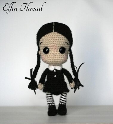 Wednesday Addams Chibi Doll