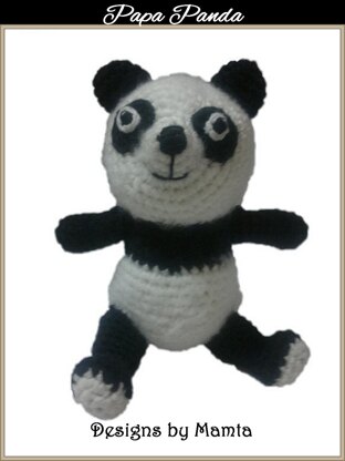 Papa Panda | Crochet Amigurumi Toy Pattern For Kids Children