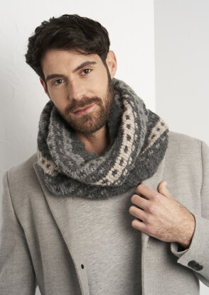 Bandana Cowl in Rowan Brushed Fleece - RTP004-0008-DEP - Downloadable PDF