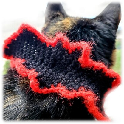 Bat Collar Harness Knitting Pattern