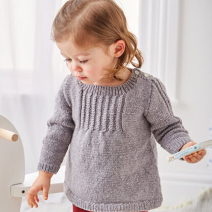Sirdar 5324 Smocked Heirloom Sweater in Snuggly Heirloom PDF