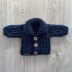 William Shawl Collared Cardigan and Hat Set