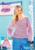 Sweaters in  Stylecraft Monet and Jeanie - 9617 - Downloadable PDF