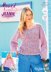 Sweaters in  Stylecraft Monet and Jeanie - 9617 - Downloadable PDF