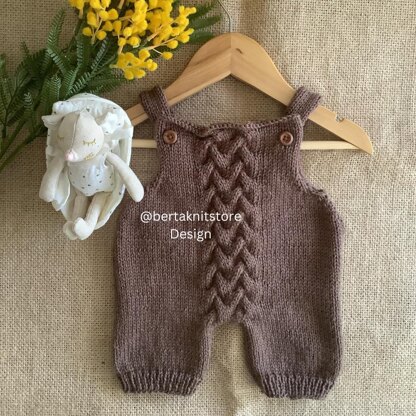 Sunflower Overalls Knitting Pattern