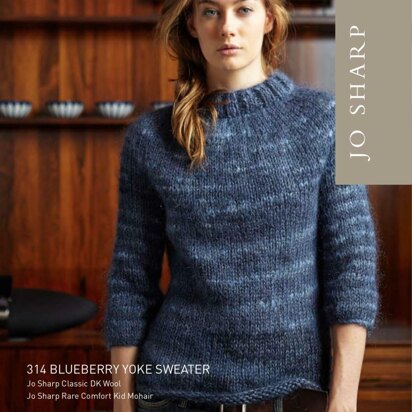 Blueberry Yoke Sweater