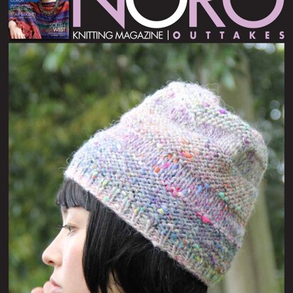 Textured Stripes Hat in Noro Kiso - 14422 - Downloadable PDF