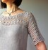 Julia - floral lace tunic (crochet+knit)