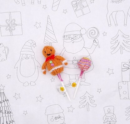 Christmas Lollipop Topper Hats