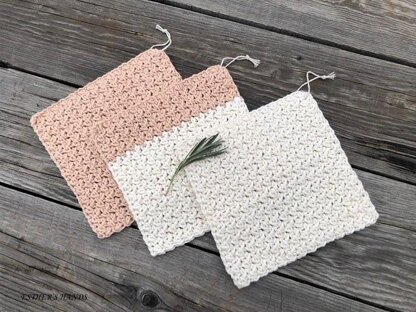 Crochet dishcloth, washcloth pattern - Relax Cloths