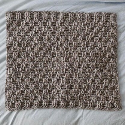 Basketweave Cat Blanket