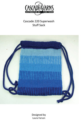 Boy's Stuff Sack in Cascade 220 Superwash - W275