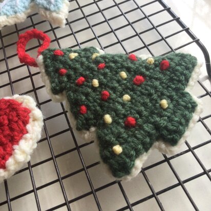 Christmas Sugar Cookie Tree Ornament