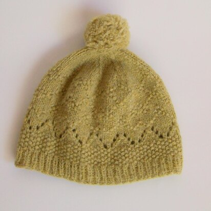 Champagne Queen Knit Hat