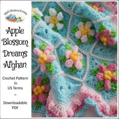 Apple Blossom Dream Afghan