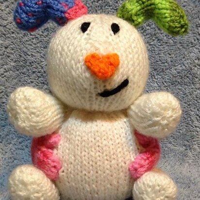Snowdog from The Snowman - knitting pattern