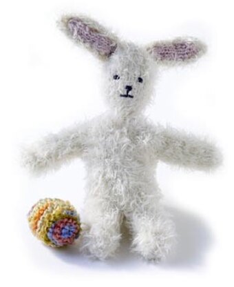 Cuddly Bunny in Lion Brand Wool-Ease and Tiffany - 60046