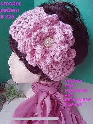 325 CHUNKY PINK HEADBAND