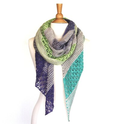 Opaline Wrap - knitting pattern