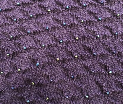 Honeycomb "Bead, Bead" Shawl