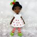 Christmas elf, crochet doll, amigurumi doll, Ella