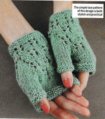 Lacy Check Gloves