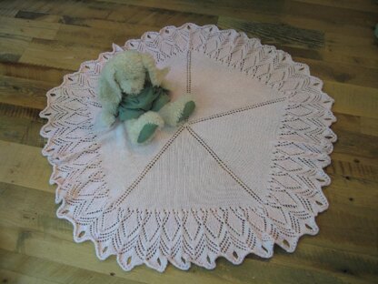Old Fashioned Lace, Baby Blanket
