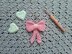 Crochet Coquette Bow Charm Pattern