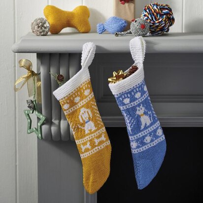 Just for Furries Pet Stockings - knitting pattern