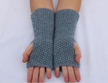 Fingerless Cable Gloves for Women.