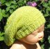 Baby Silk Garter Stitch Slouch Beanie Hat Knitting Pattern - Madmonkeyknits