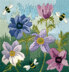 Bothy Threads Anemones Tapestry Kit - 20.5 x 21.5cm