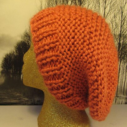 Superfast Garter Stitch Super Slouch Hat