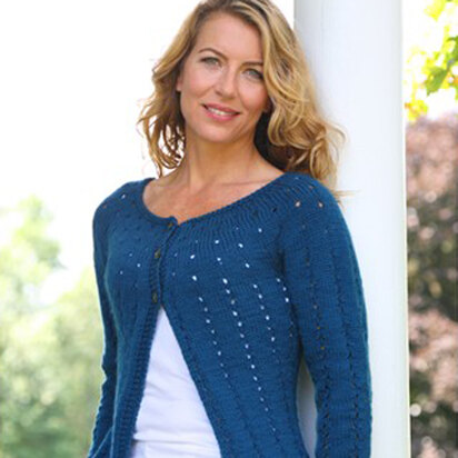Valley Yarns 281 Point and Line Cardigan