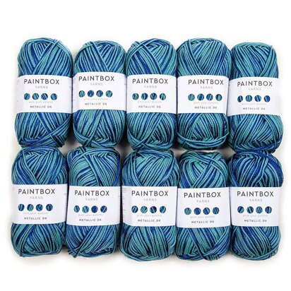 Paintbox Yarns Metallic DK 10er Sparset