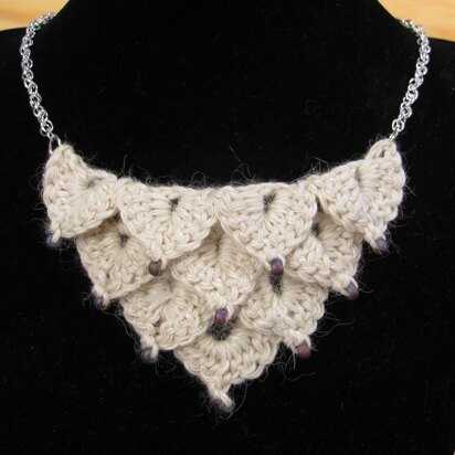 Dragon Scales Crochet Necklace