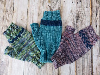 Simple Colorwork Mitts