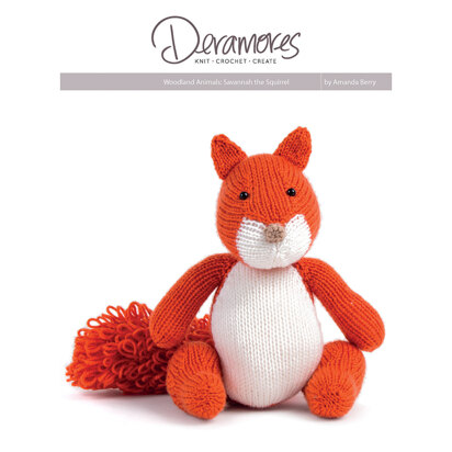 Deramores Woodland Creatures Savannah the Squirrel in Deramores Studio DK - Downloadable PDF