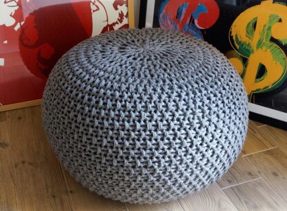 Bean Bag Ottoman Pouf Pattern